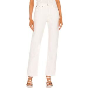 Agolde 'Lana' Blue Cotton Straight Denim Jean Size 23